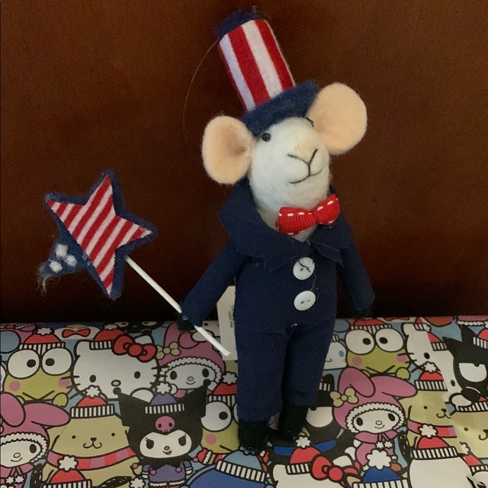 Uncle Sam Mouse Critter